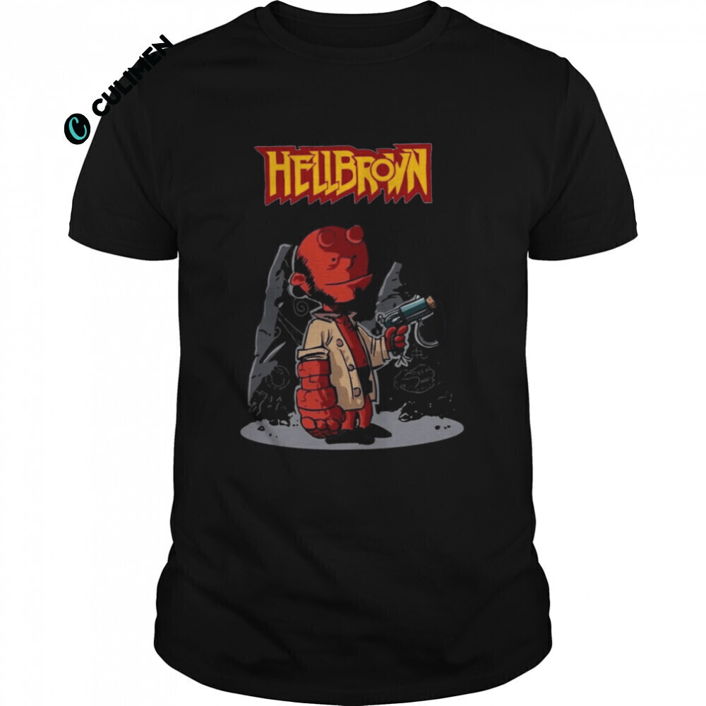 Hellbrown Funny Chibi The Hellboy shirt