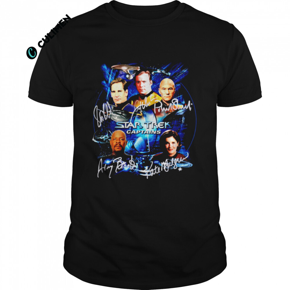 Star Trek Captains Signature Character Shirt
