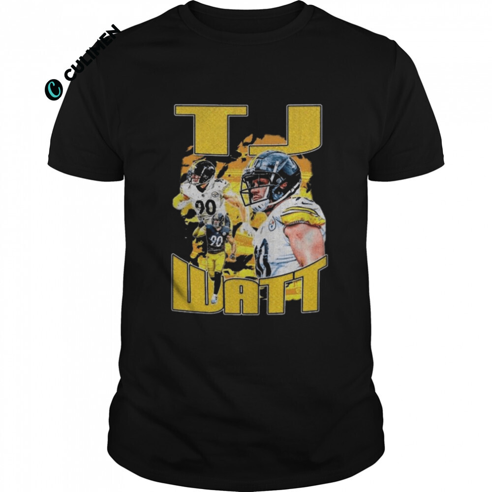TJ Watt Vintage Pittsburgh Steelers Shirt - Culimen