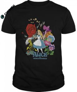 Walking Through The Flowers Alice In Wonderland Shirt